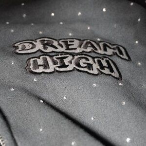 Dream High Black Full SweatSuit (RhineStones)
